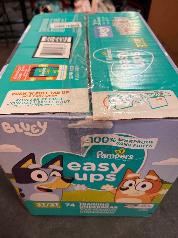 Photo 1 of Pampers Easy Ups Bluey Training Underwear - 2T/3T , 74 Count