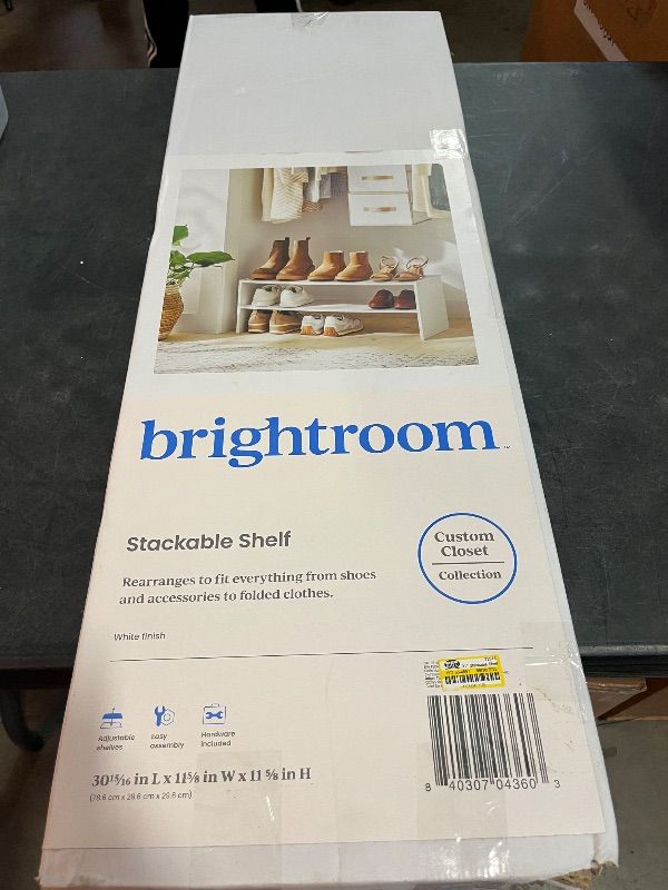 Photo 1 of 31" Stackable Shelf - Brightroom
