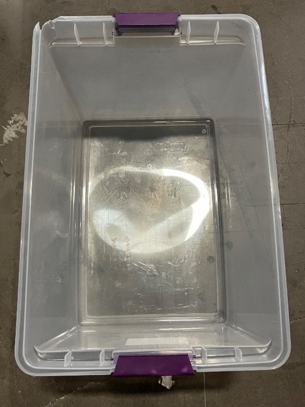 Photo 1 of 66Qt ClearView Latch Box 