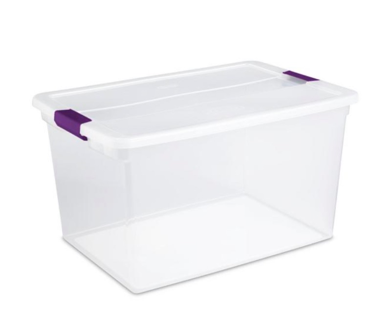 Photo 1 of 66Qt ClearView Latch Box 