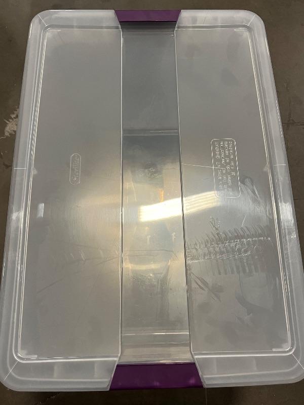 Photo 1 of 66Qt ClearView Latch Box
