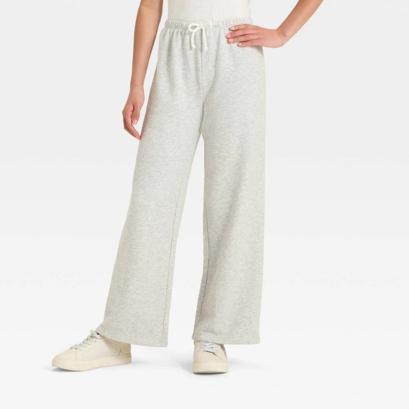 Photo 1 of (XS) Girls' French Terry Lounge Pants - Art Class™ Heather Gray XS