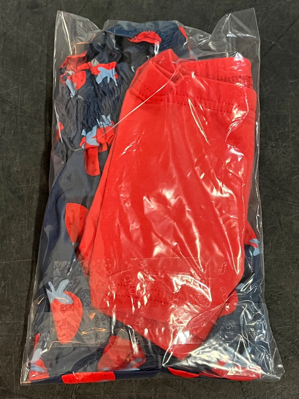 Photo 1 of 3M Carter's Just One You® Baby Girls' Strawberries Top & Bottom Set - Blue/Red 3M: Cotton Tunic & Pull-on Shorts, Infant Apparel
