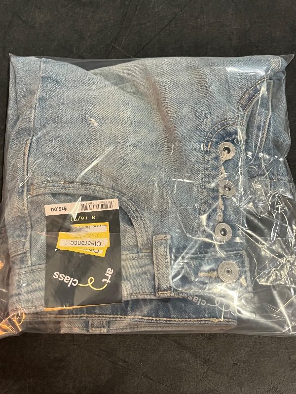 Photo 1 of (S) Girls' Mid-Rise Slouchy Loose Shorts - Art Class™ Light Wash S
