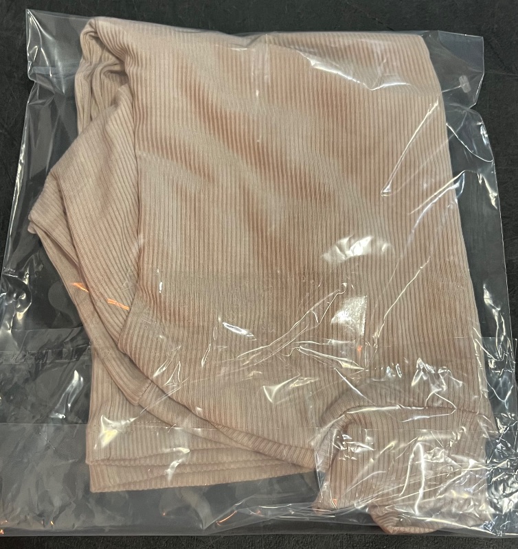 Photo 1 of (XS) Women's Elbow Sleeve Mock Turtleneck Ribbed T-Shirt - a New Day™ Beige XS