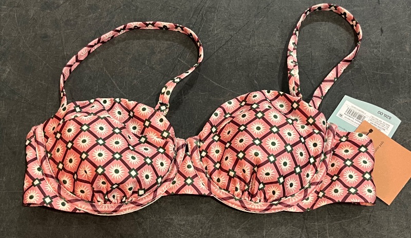 View 2 of 34C Women's Geo Print Balconette Underwire Bikini Top - Shade & Shore™ Multi 34C