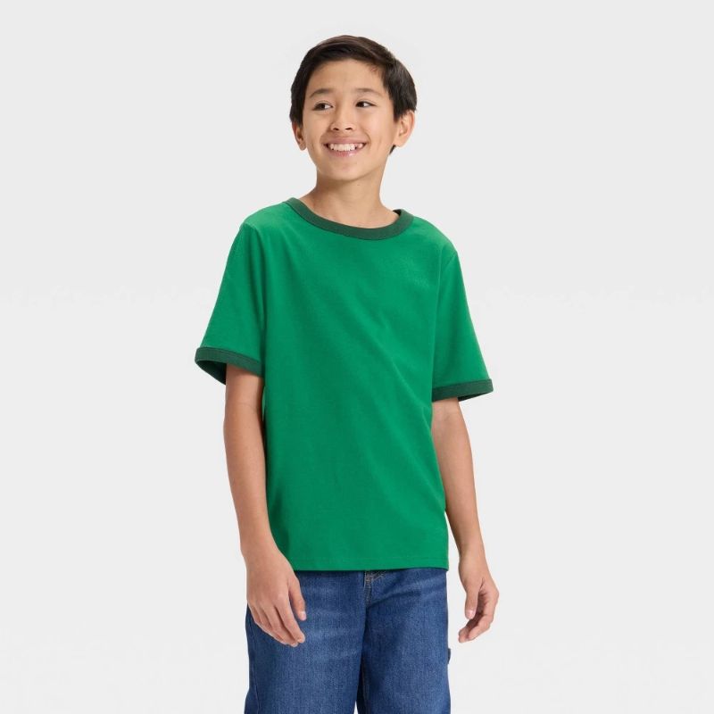 Photo 1 of (L) Boys' Short Sleeve T-Shirt - Art Class™ Green L