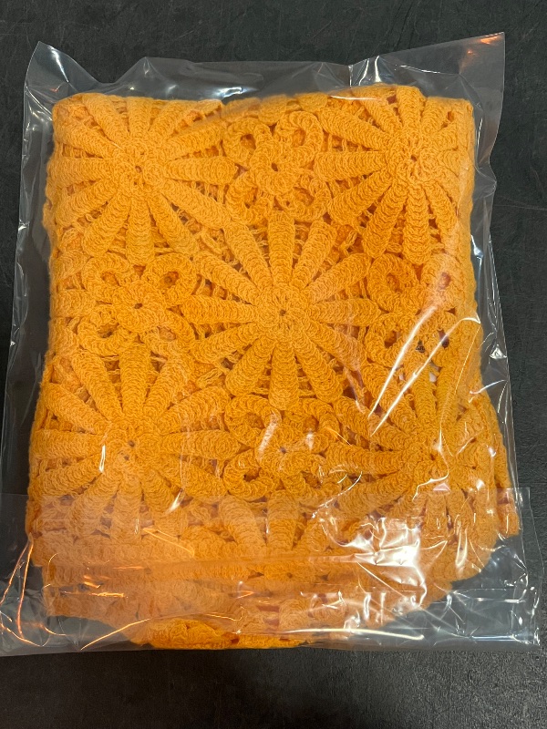 Photo 1 of (XL) Girls' Open Work Sweater Vest - Art Class™ Orange XL