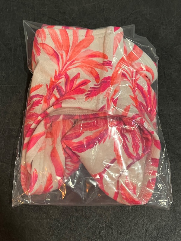 Photo 1 of (XS) Women's Textured Palm Print High Waist High Leg Cheeky Bikini Bottom - Shade & Shore™ Multi XS