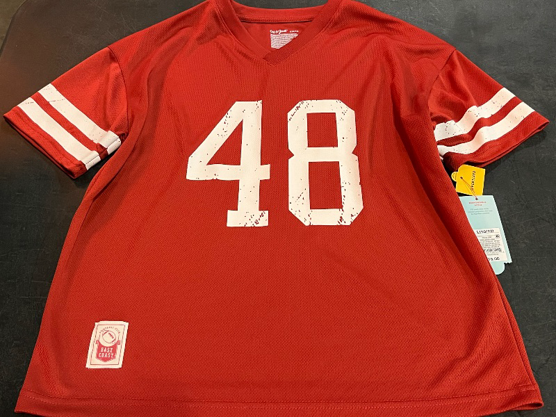 Photo 1 of (L) Boys' Short Sleeve 48 Printed Jersey - Cat & Jack™ Red L