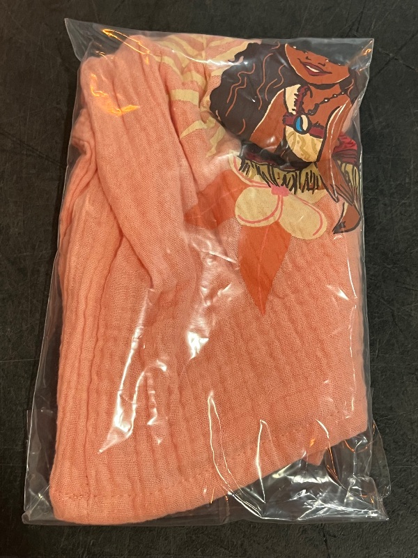 Photo 1 of (S) Girls' Moana Gauze Elevated Tank Top - Orange S
