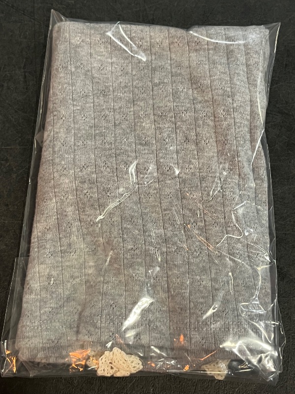 View 3 of (S) Girls' Lace Trim Tank Top - Art Class™ Heather Gray S: Cotton, Squareneck, Spaghetti Straps
