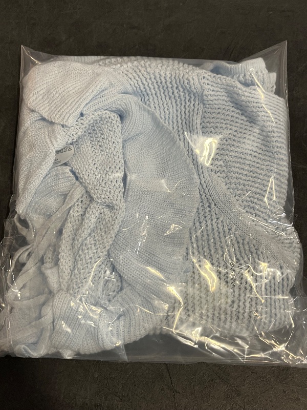 Photo 1 of (M) Women's Ruffle Tie Cardigan - Wild Fable™ Light Blue M
