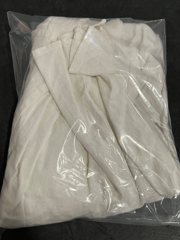 Photo 1 of (S) Women's Short Sleeve Button-Front Mini a-Line Dress - Universal Thread™ White S
