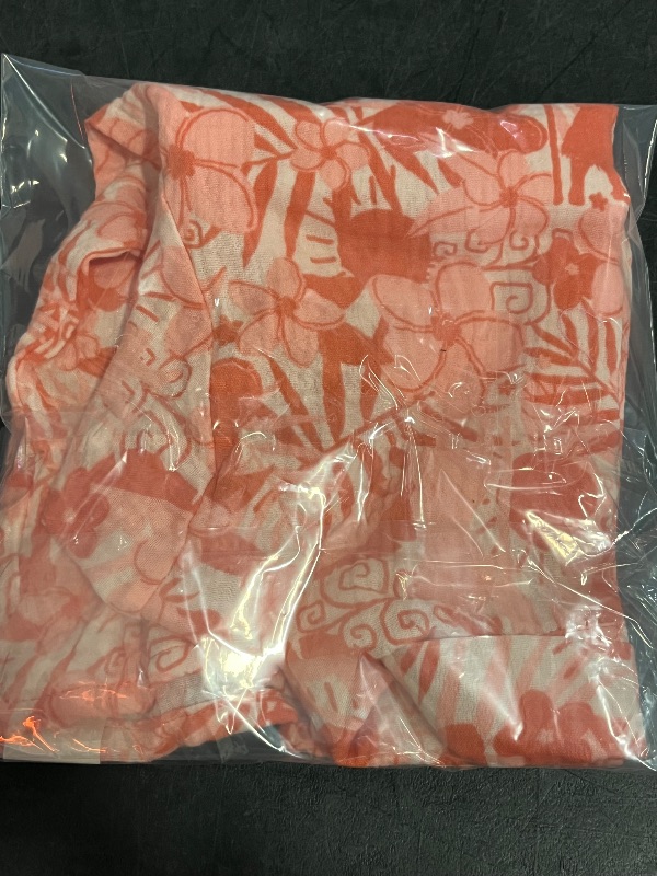 Photo 1 of (L) Girls' Moana Gauze Cabana Top - Orange L
