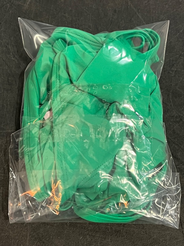 Photo 1 of (XXS) Women's Tie Back Extra High Leg Extra Cheeky One Piece Swimsuit - Wild Fable™ Green XXS
