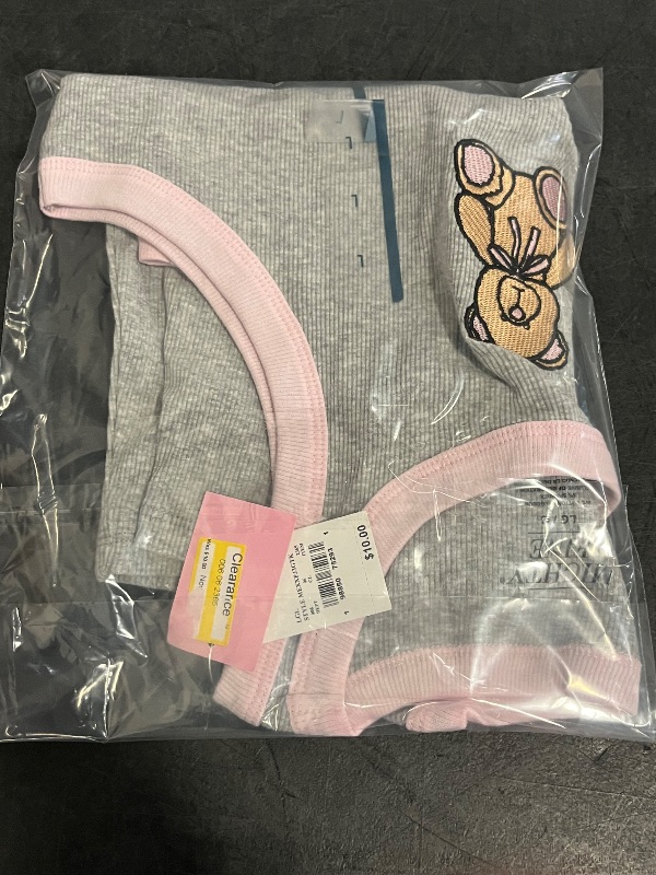 Photo 1 of (L) Women's Teddy Bear Graphic Tank Top - Light Gray L
