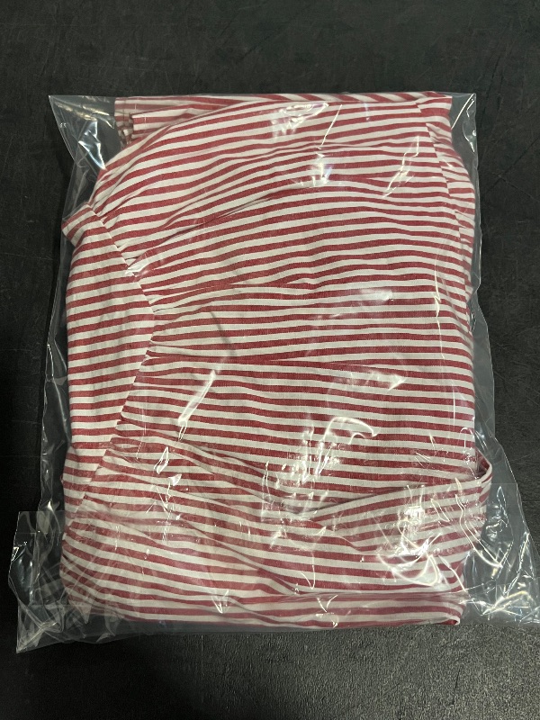 Photo 1 of (M) Women's Tiered Mini a-Line Dress - Wild Fable™ Red Striped M
