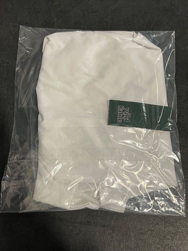 View 4 of (XXL) Women's Open Back Synthetic T-Shirt - Wild Fable™ White XXL