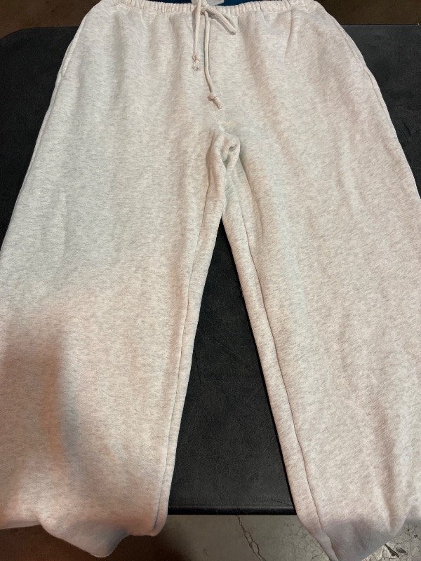 Photo 1 of (M) Women's Mid-Rise Wide Leg Sweatpants - Wild Fable™ Heather Gray M
