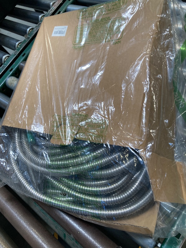 Photo 1 of 130 ft Stainless Steel Garden Hose - 2025 Upgraded Metal Water Hoses with 3/4" Solid Brass Fitting, Extra Strength Materials - Lightweight,Ultra Flexible,Durable,Kink-Less Water Hoses For Yard Camper