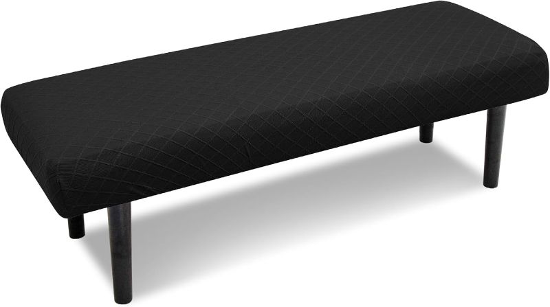 Photo 1 of DREAHOTEXTIL Stretch Bench Covers, Bench Seat Cover, Printed Seat Protector, Washable Slipcover, Rectangle Cover for Dining Room, Living Room, Kitchen)