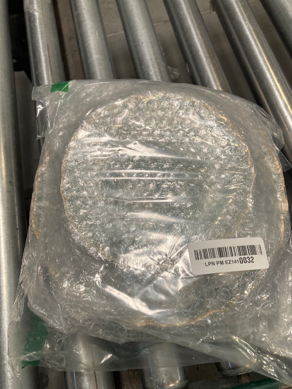 Photo 1 of Lullaby 50pcs Translucent Green Plastic Plates with Gold Rim, Fancy Disposable Plates include 25pcs Dinner Plate 10”, 25pcs Dessert Plate 7”, Perfect for Party, Wedding, Holiday