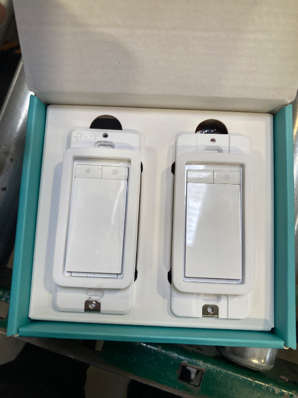 Photo 1 of Kasa Smart 3 Way Dimmer Switch KIT, Dimmable Light Switch Compatible with Alexa, Google Assistant and SmartThings, Neutral Wire Needed, 2.4GHz, ETL Certified, No Hub Required, White (KS230 KIT v2)
