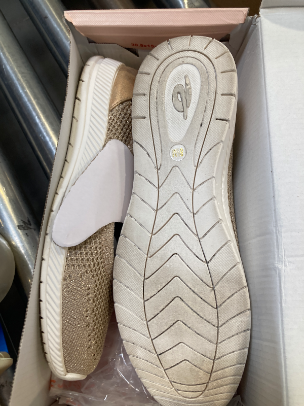 Photo 1 of Easy Spirit Women's Glitz2 Ballet Flat, Gold, 8.5