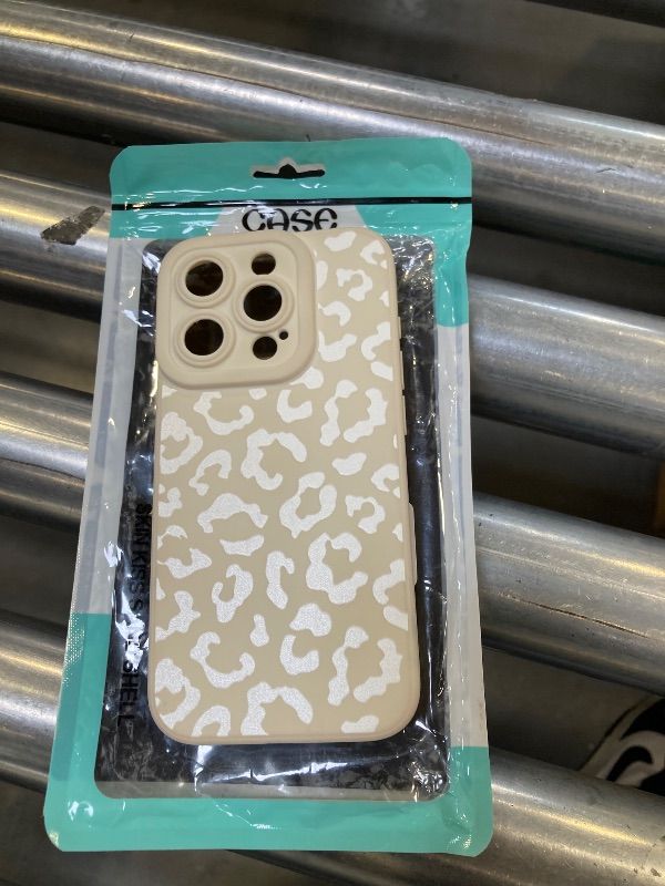 Photo 1 of OAOA Magnetic Case Compatible with iPhone 15 Pro with Kickstand, Compatible with Magsafe, Built in Camera Stash Stand and Guard, Anti-Fall Military Protection TPU Case for Women Girls, Leopard