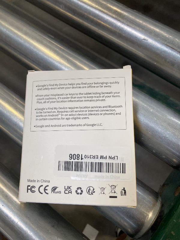 Photo 1 of Air Tracker Tag for Android 4 Pack Luggage Tracker Tags Works with Google Find Hub App, Bluetooth Tracker Key Finder and Item Locator for Luggage, Backpack, Suitcases, Replaceable Battery