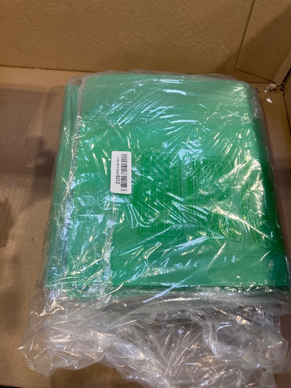 Photo 1 of Henoyso 36 Pcs Plastic Folders with Clear Front Pockets Heavy Duty File Folders with 2 Pockets and Card Slot for Student Communication School Office Presentation Report (Green)