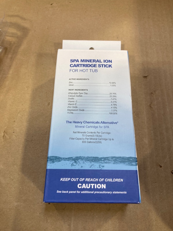 Photo 1 of VVEBUY Hot Tub Filter Mineral Cartridge Sticks for Jacuzzi-Spa (2, Blue)