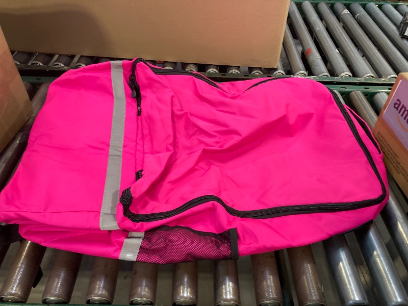 Photo 1 of Car Seat Travel Bag for Airplane,Infant Seat Travel Bag with Shoulder Strap,Padded Car Seats Backpack with Reflective Stripes,Large Carseat Carrier Bag Travel Car Seat Cover,Pink