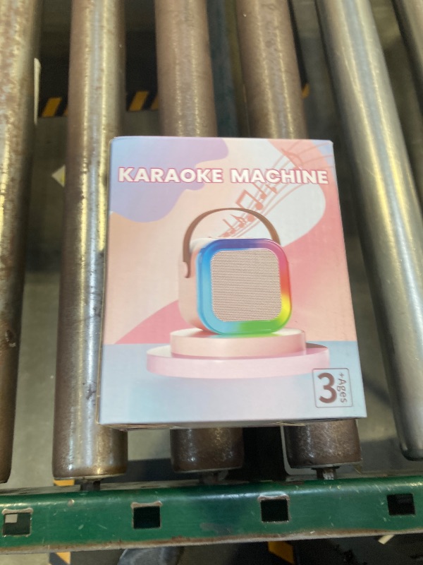 Photo 1 of Karaoke Machine for Kids Adults, Portable Bluetooth Mini Karaoke Microphone Singing Speaker with 2 Wireless Mic and Light, for All Smartphones,Birthday, Family,Home Party (Black)