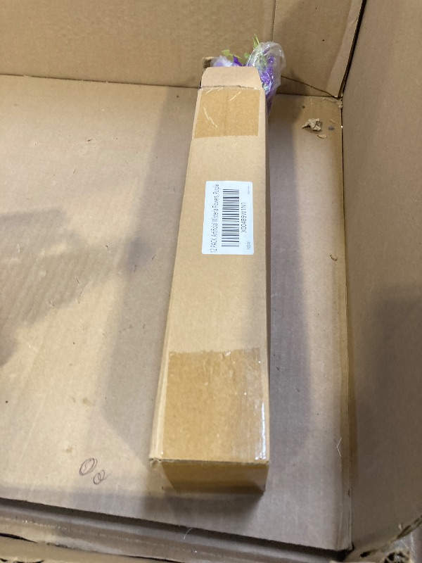 Photo 1 of 12pcs Artificial Wisteria Flowers 3.6 Feet/Piece Purple Dense Artificial Fake Wisteria Vine Ratta Hanging Garland Silk Flowers String Home Party Wedding Decor?Purple-Dense?