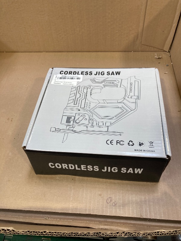 Photo 1 of Jigsaw Compatible With Makita 18V Battery, Cordless jig saw tool Brushless Motor, 0°- 45° Bevel Cuts, LED Light with 3 Position Orbital Setting for Straight/Curve/Bevel/Circle Cutting (NO Battery)