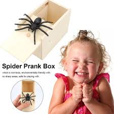 Photo 1 of
Trick Spider Funny Scare Box Wooden Hidden Quality Prank Fun Game Toy Kids Gift