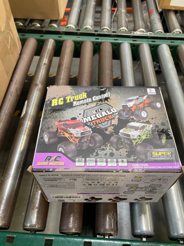 Photo 1 of Kidcia 1:16 Scale RC Monster Truck - 2.4GHz All Terrain Car for Kids 4-12, 20 Km/h Off Road RC Truck, Christmas or Birthday Gift