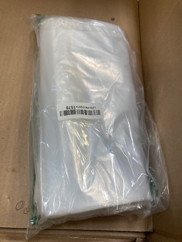Photo 1 of Multiple Sizes Clear Flat Poly Bags, 1.5Mil 12" X 24" & 100 Bags | Low-Density Polyethylene (LDPE), Flat Open Top Plastic Packaging Packing | Flexible and Durable Plastic Bags