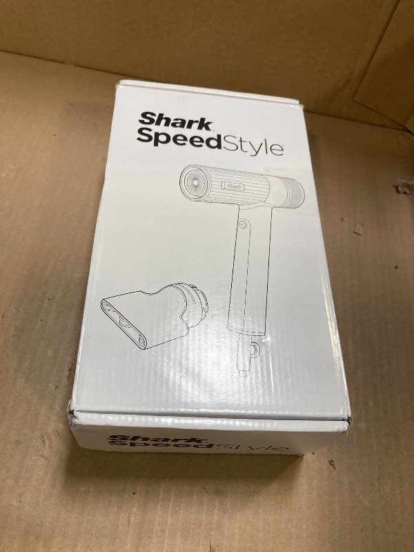 Photo 1 of Shark SpeedStyle Essential High-Velocity Dryer with Concentrator, Lightweight, Ionic, No Heat Damage, Best for Straight and Wavy Hair, Silk HD301