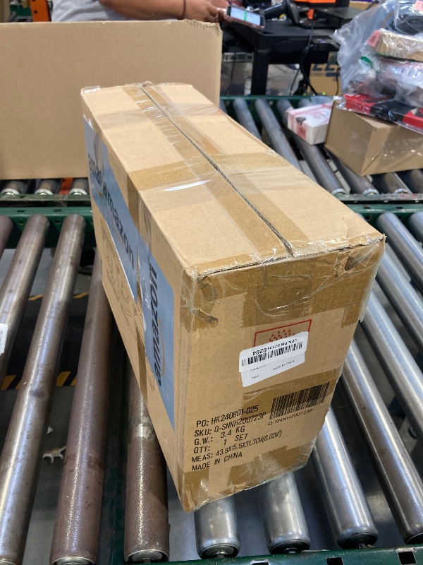 Photo 1 of HORLIMER 13x10x2 inches Shipping Boxes Set of 25, White Corrugated Cardboard Box Literature Mailer