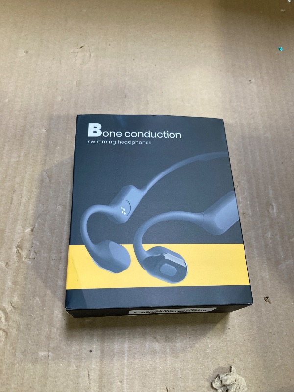 Photo 1 of Dnniakm Swimming Headphones, Bone Conduction Headphones Bluetooth 5.4, IPX8 Waterproof with 32GB MP3 Player, Open Earphones with Safelight, Underwater Headphone for Swimming, Night Running, Cycling