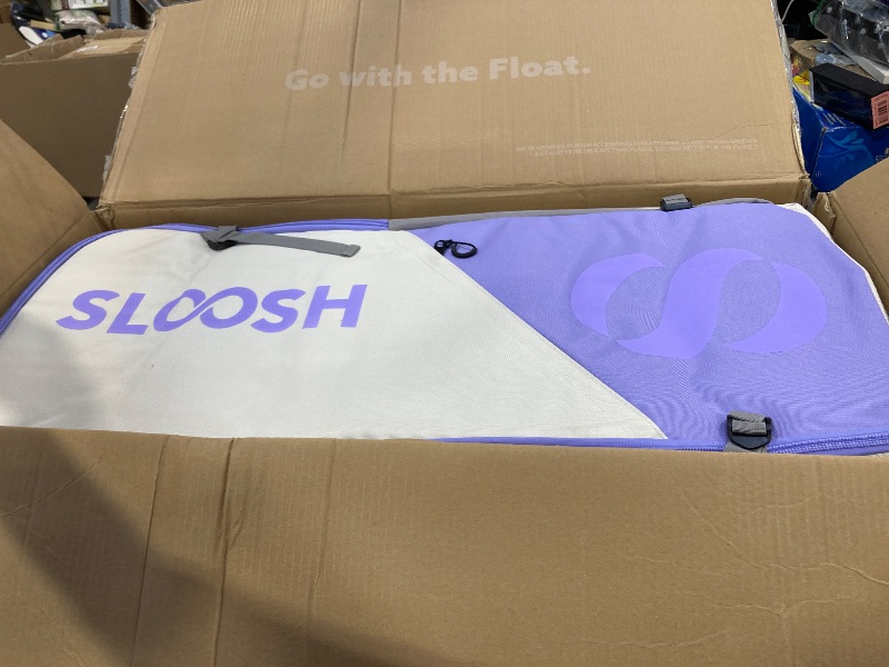 Photo 1 of SLOOSH Inflatable Stand Up Paddle Board, 11'6" Inflatable Paddle Boards with Premium Accessories, Non-Slip EVA Deck, Ultra-Light Carry Bag Pump, Rapids SUP for Youth & Adults, Fuchsia Tide
