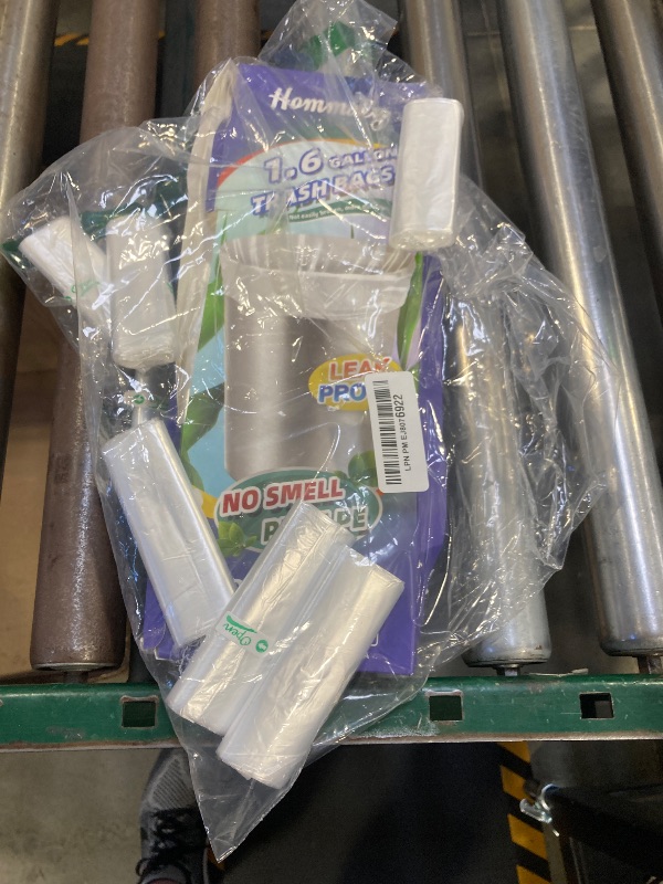 Photo 1 of 1.6 Gallon 120 pcs (Fit 1.3-1.6 Gal)Small Clear Trash Bags, Strong 1.3 Gallon1.5 Gallon 1.6 gallons Garbage Bags, Bathroom Trash Can Bin Liners, Mini Bags for Office, Waste Basket Liner,Fit 5-6 Liters