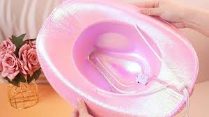 Photo 1 of Zhanmai 4 Pieces Cowboy Hat LED Light Up Hat  (Pink)