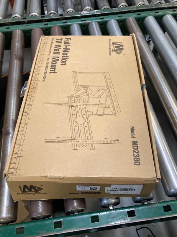 Photo 1 of Mounting Dream TV Wall Mount for 32-65 Inch Television,Mount with Swivel and Tilt, Full Motion Bracket with Articulating Dual Arms, Fits 16inch Studs, Max VESA 400X400 mm, 99lbs, MD2380