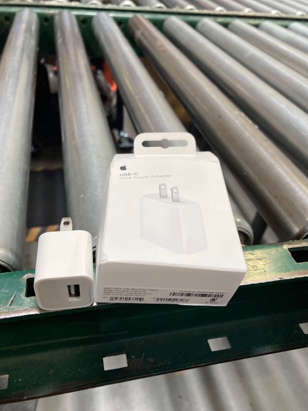 Photo 1 of Apple 20W USB-C Compact Power Adapter: Fast and Convenient Charging, Type C Wall Charger