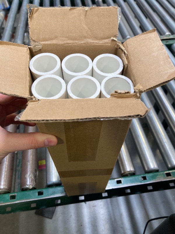 Photo 1 of CKVIHAV 6Pcs 1 Inch PVC Pipe 17" Long White Sch40 Industrial PVC Pipes for Home DIY, Greenhouse, Garden, Farm, Workshop, Furniture Grade(1" x 17"L)