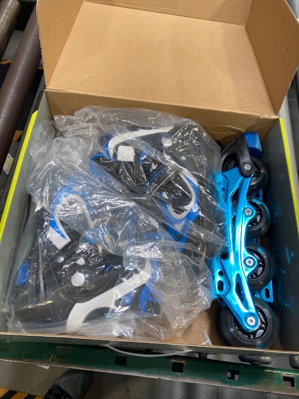 Photo 1 of MammyGol Adjustable Boys Inline Skates for Kids with Light up Wheels,Flashing Beginner Roller Skates Blades Toddler and Girls Size 1-4